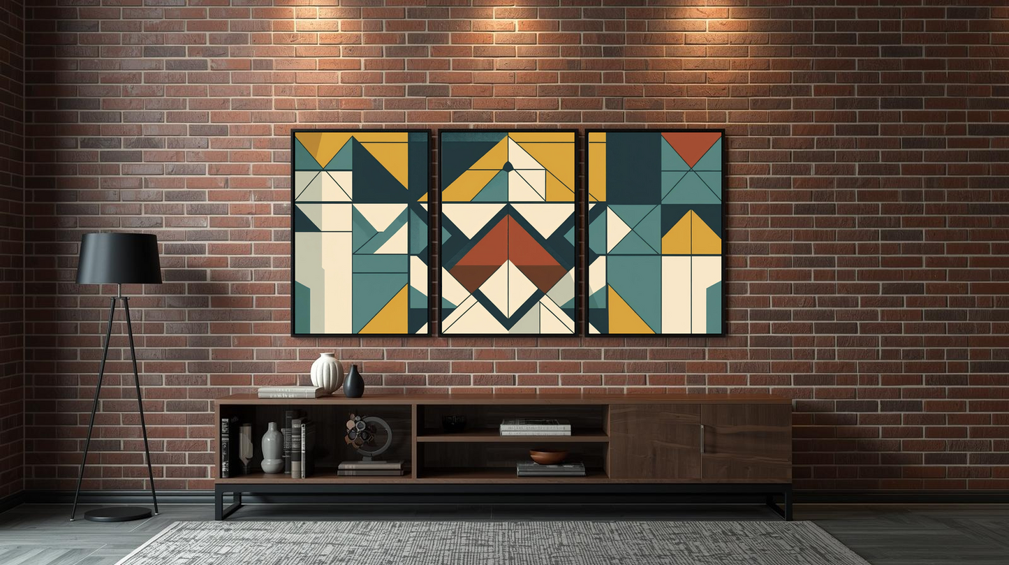 Mid Century Modern Geometric: Retro Axis