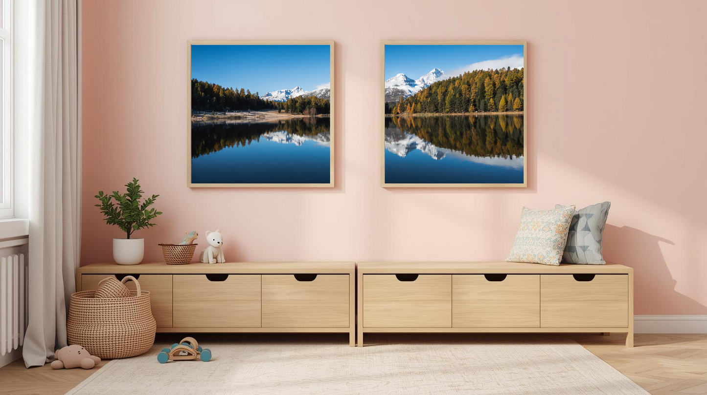 Alpine Reflections: Autumn Stillness