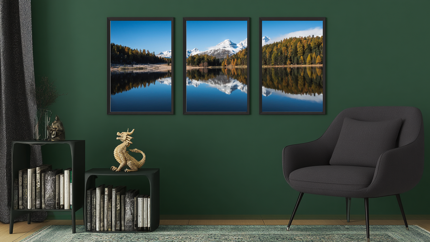 Alpine Reflections: Autumn Stillness