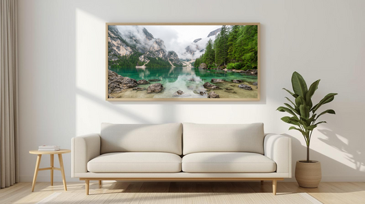 Alpine Reflections: Emerald Veil