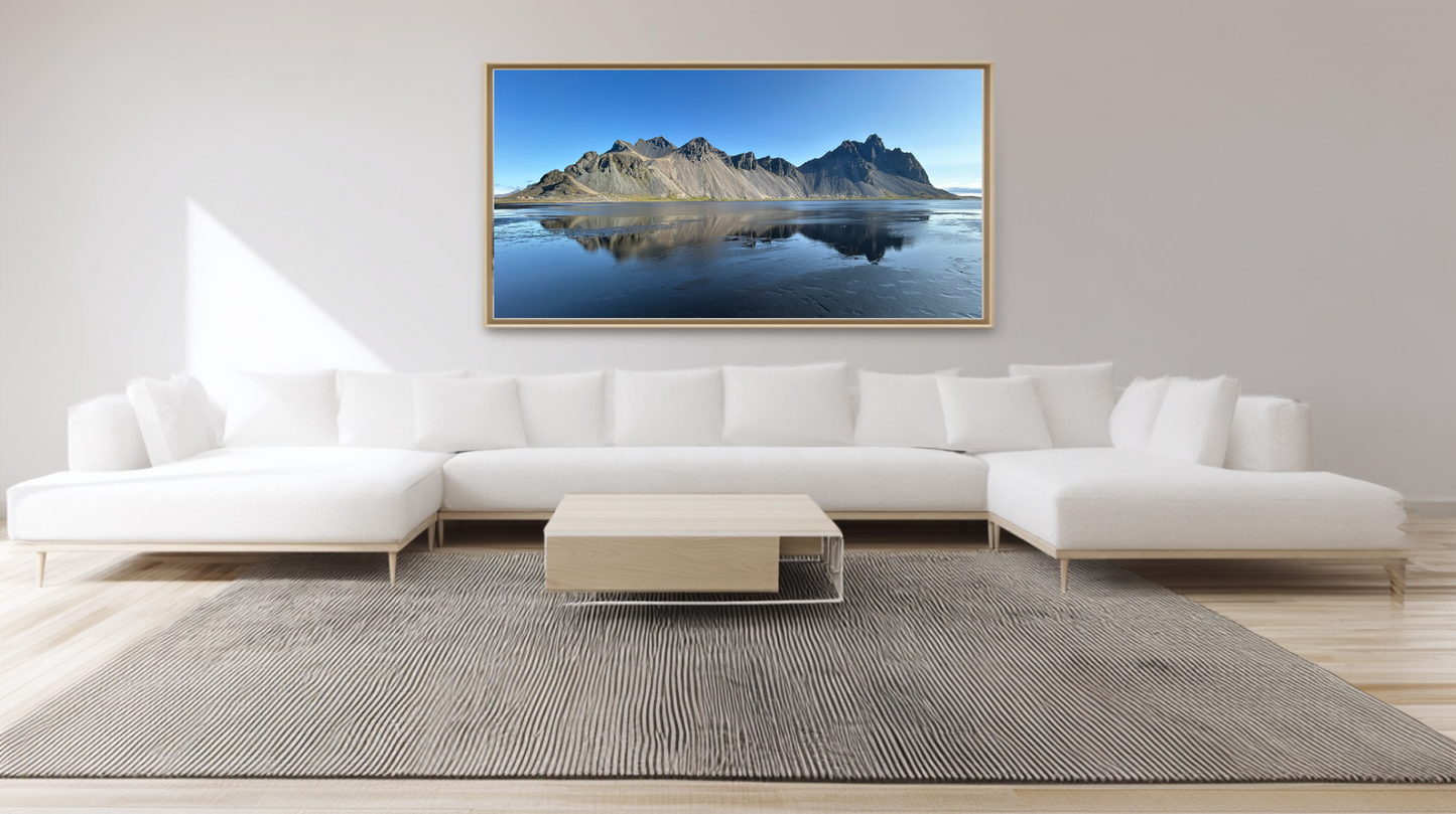 Alpine Reflections: Shattered Sky