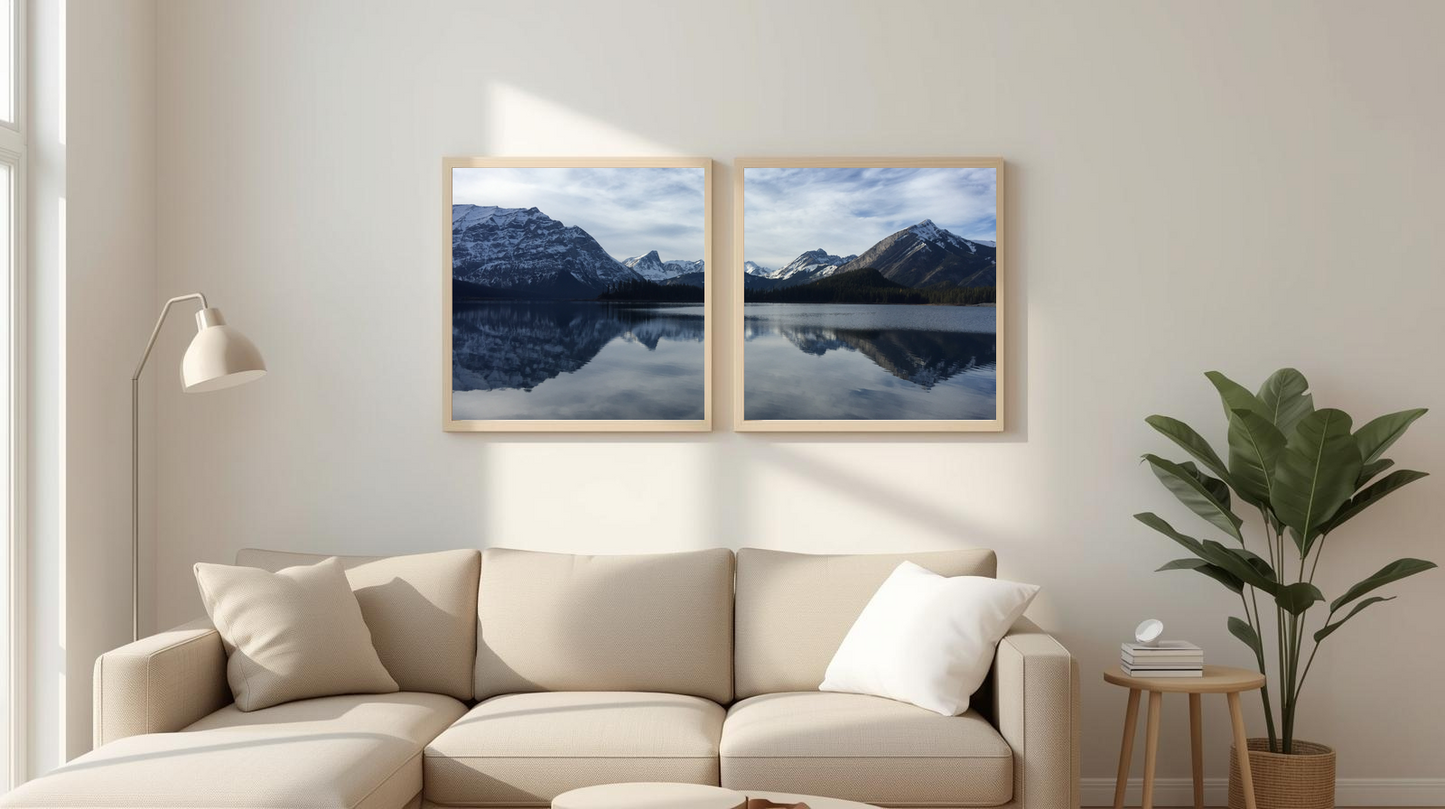 Alpine Reflections: Silent Peaks