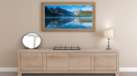 Alpine Reflections: Veil of Dawn