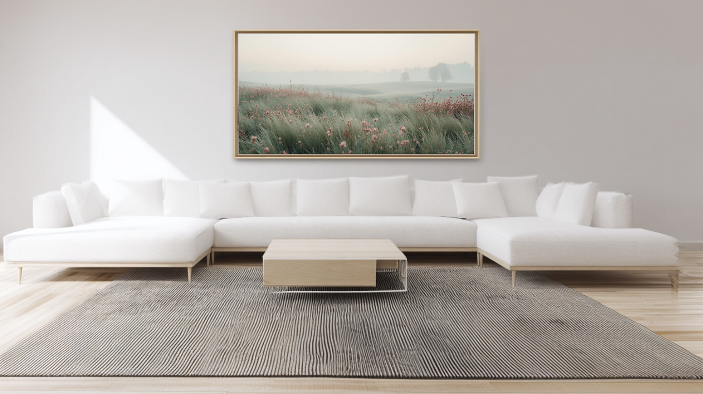 Whisper of Dawn: Blooming Mist