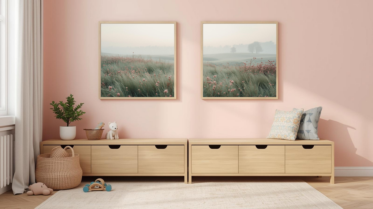 Whisper of Dawn: Blooming Mist