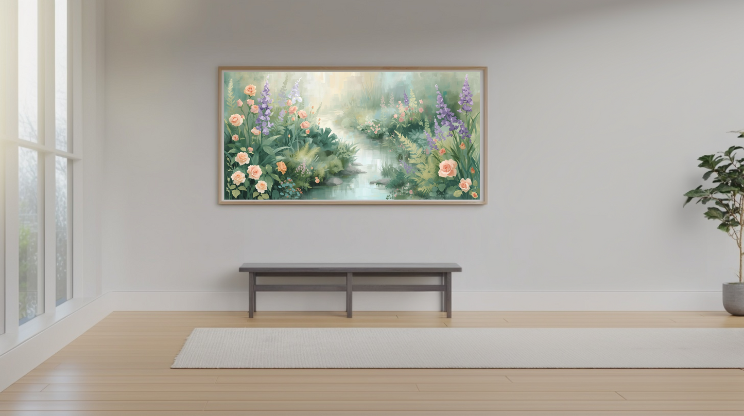 Pastel Passage: Garden Reverie