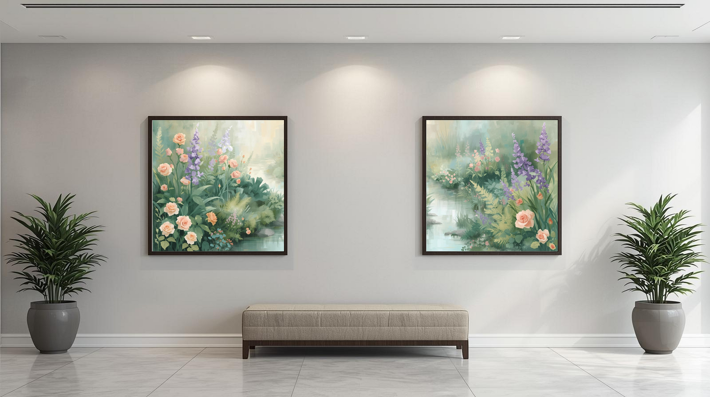 Pastel Passage: Garden Reverie