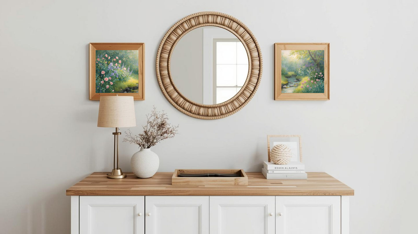 Pastel Passage: Sunlit Stream