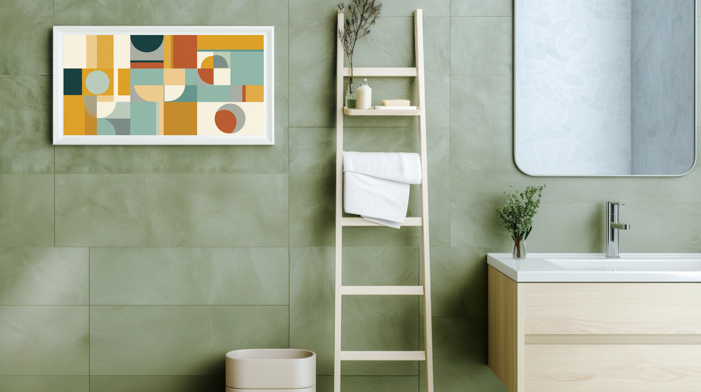 Mid Century Modern Geometric: Modular Rhythm