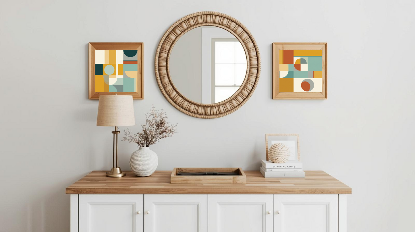 Mid Century Modern Geometric: Modular Rhythm