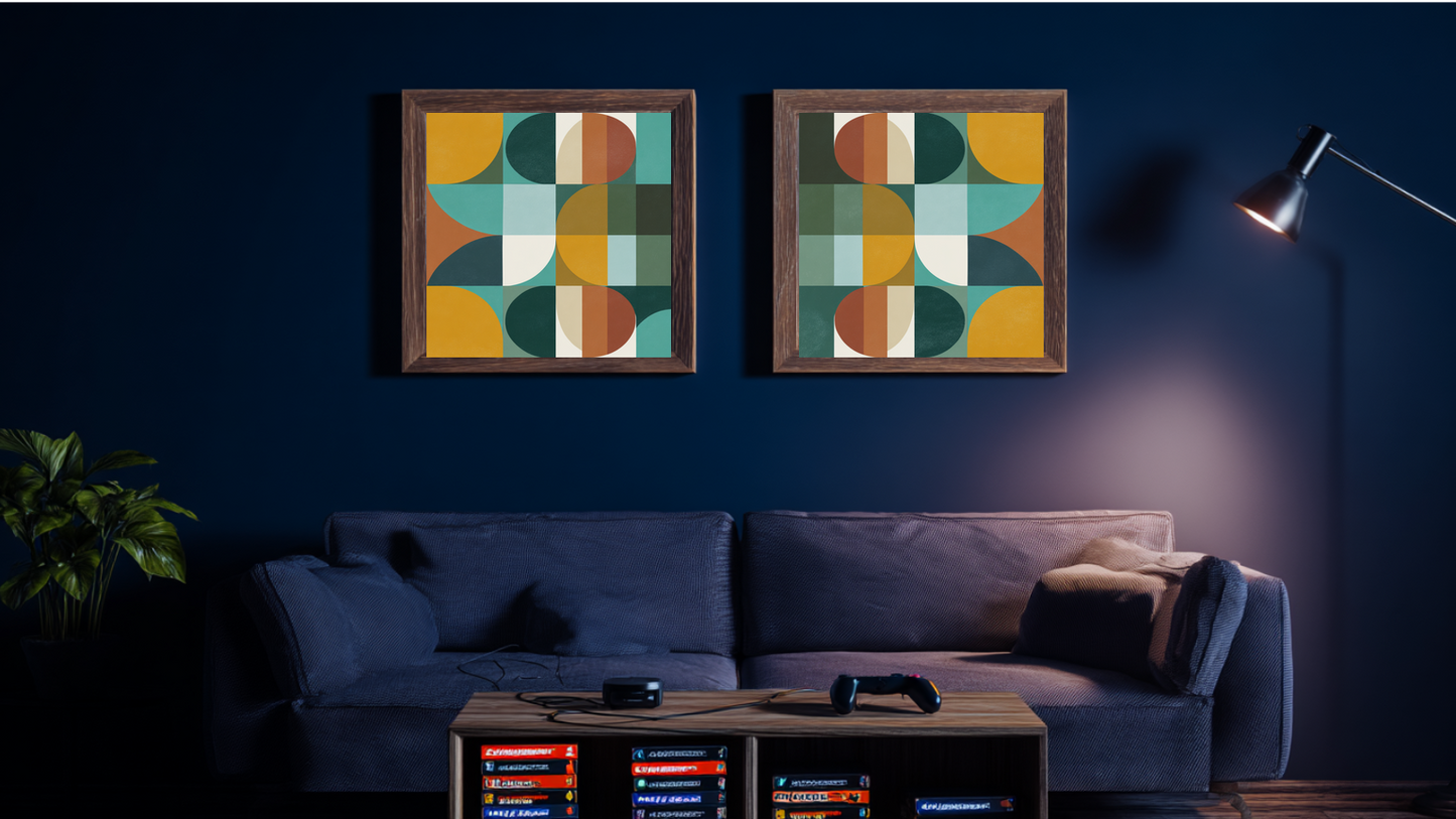 Mid Century Modern Geometric: Midcentury Mosaic