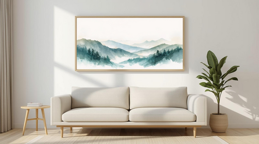 Serenity in Ink: Alpine Stillness